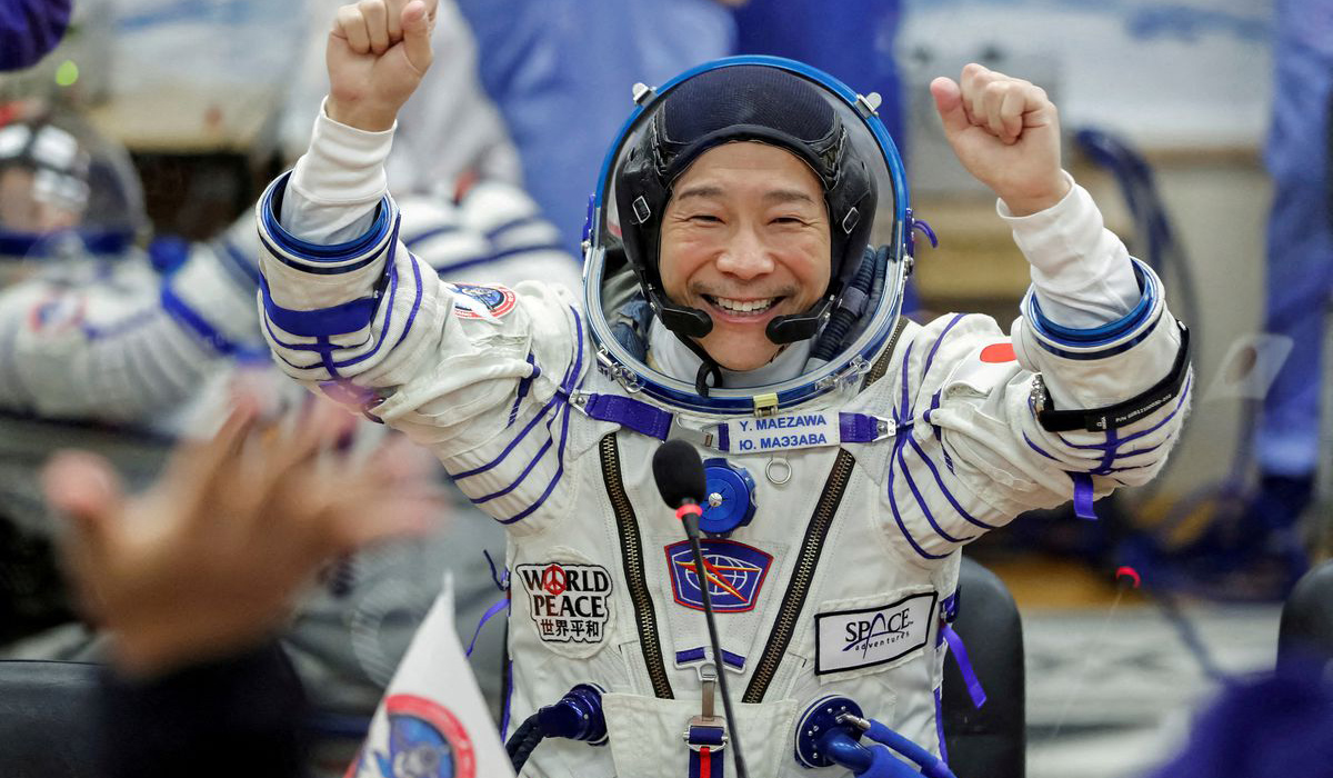 Japanese entrepreneur Yusaku Maezawa